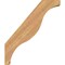 Ekena Millwork 5 1/2"W x 24"D x 28"H Funston Smooth Knee Brace, Western Red Cedar BRC06X24X28FST00SWR - alternate 2